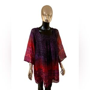 ELEMENTZ | Animal Print Blouse